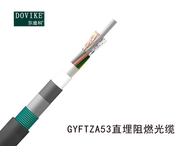 阻燃光纜GYFTZA53，直埋阻燃鎧裝GYFTZA53光纜廠家--江蘇東維通信科技有限公司