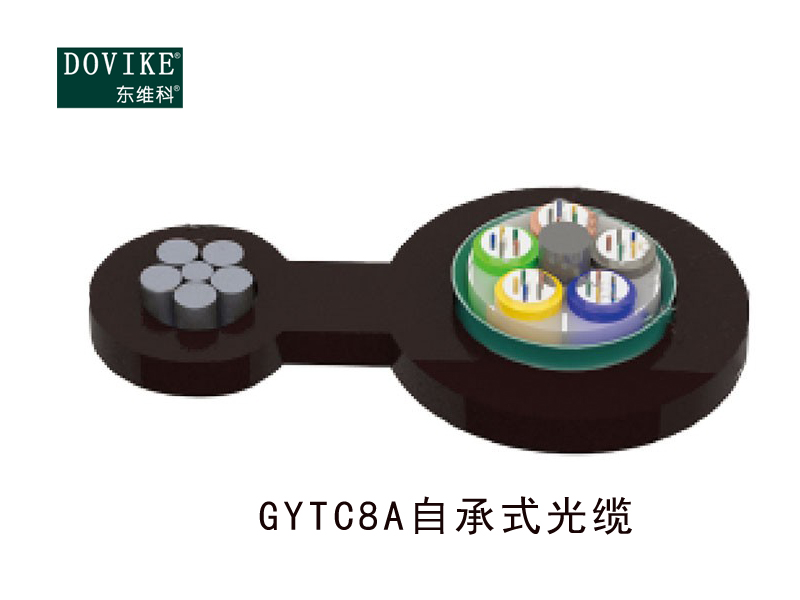 GYTC8A自承式光纜，24芯自承式光纜