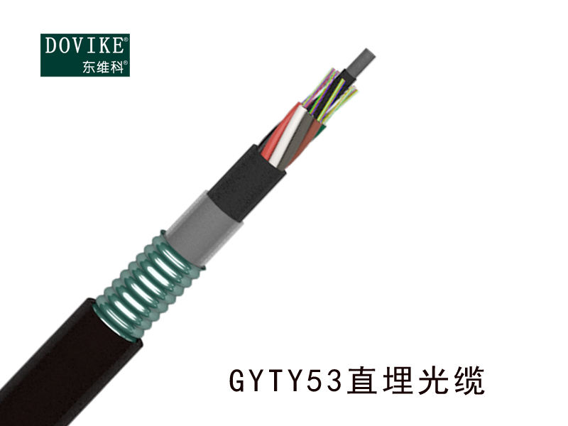 GYTY53室外鎧裝直埋光纜，24芯GYTY53地埋光纜